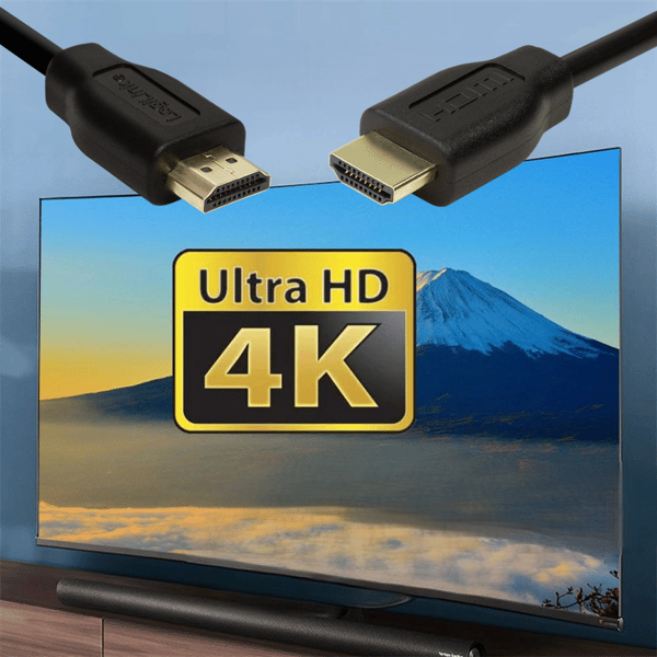 HDMI-kabel, A/M til HDMI, A/M, 4K/30 Hz, Sort, 3 m
