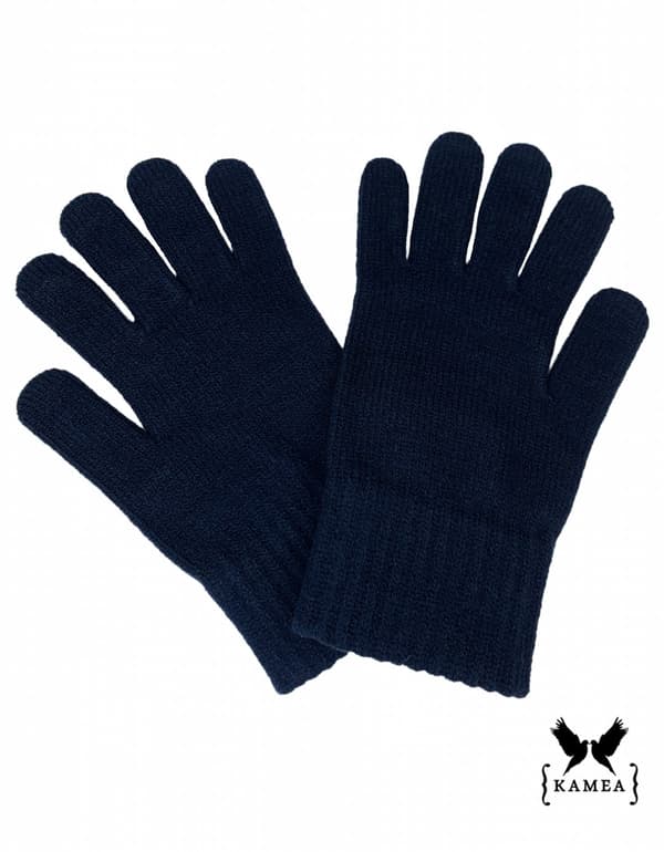 HANDSKER*02 dame vinter marineblå