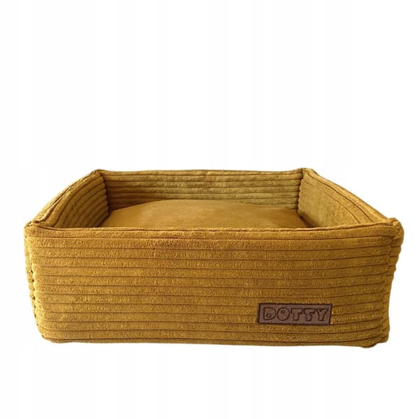 Hundeseng til kat, sofa til hund, DOTTY honninggul corduroy