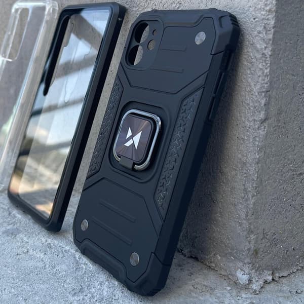 Armeret cover til iPhone 14 Pro magnetisk holder Ring Armor guld