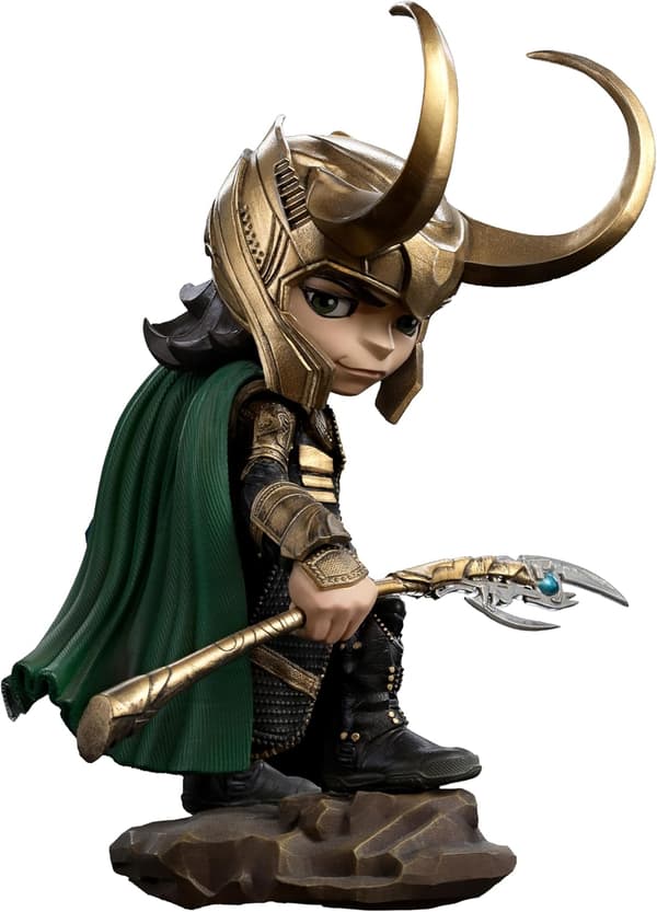 Iron Studiosin Minico Marvel Avengers Infinity Saga Loki -figuuri