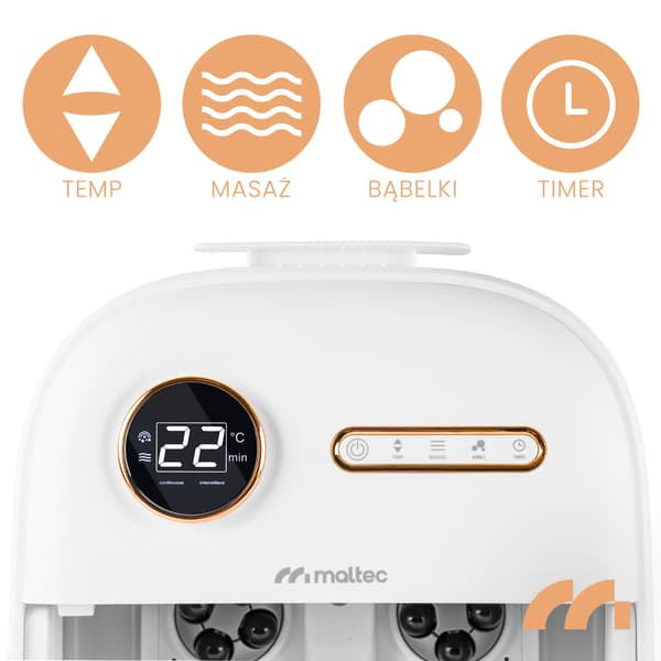 MalTec PRO-Hydro500WS Sammenklappelig Vandfodmassageapparat