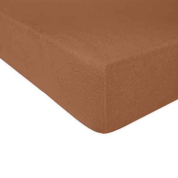 Stræklagen 90x200 COTTON TERRY FREYLE chokoladebrun
