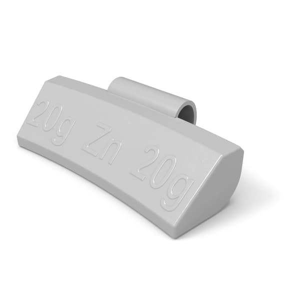 ZINKKLIPPEDE LODER TIL ALUMINIUMSFÆLGE ALU-LODER 20G 100 STK.