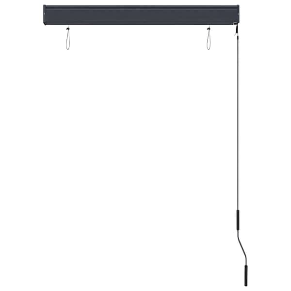 vidaXL Rullgardin, 100x250 cm, Antracit