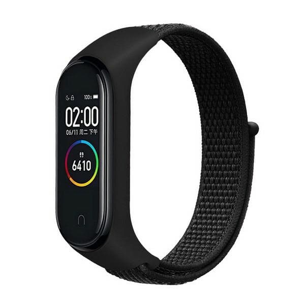 Beline NylonLoop-rem til Mi Band 7/6/5/4/3 Sort