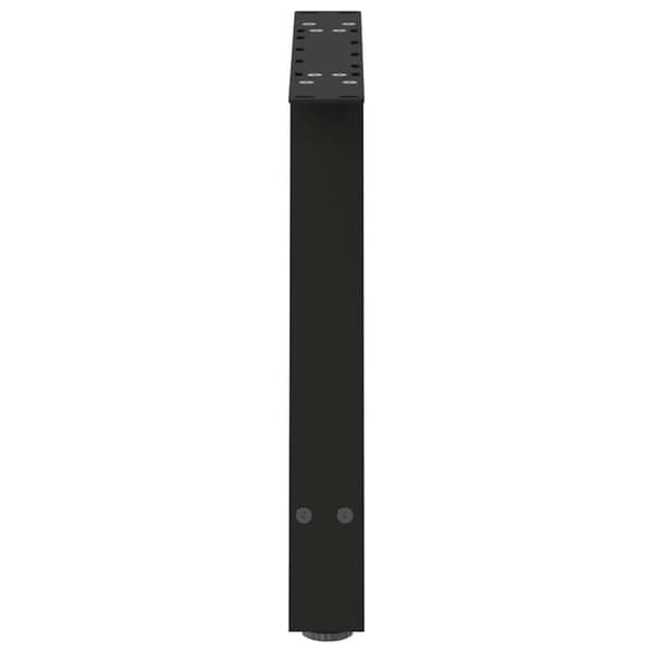 vidaXL sofabordsben, 2 stk., sort, 60x(42-43) cm, stål