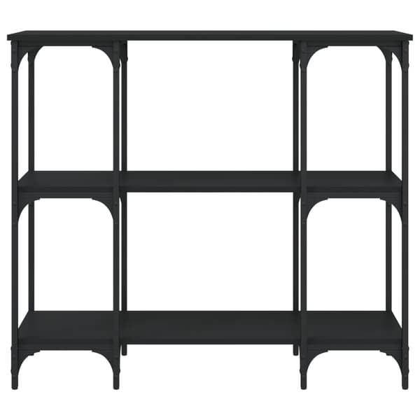 vidaXL konsolbord, sort, 102x35x90 cm
