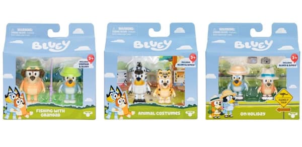 Bluey. 2 sekafiguurin setti