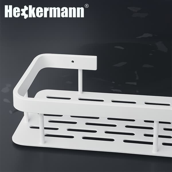 Heckermann Badeværelseshylde Hvid 30cm
