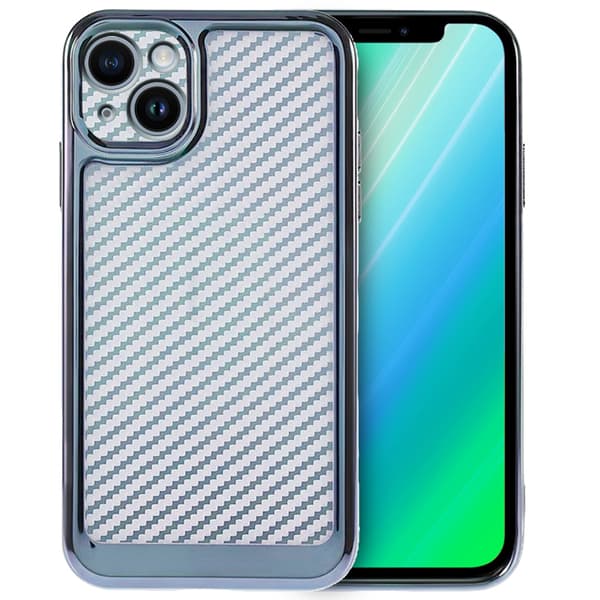 iPhone 14 Plus Carbon Slim-skal, Blå