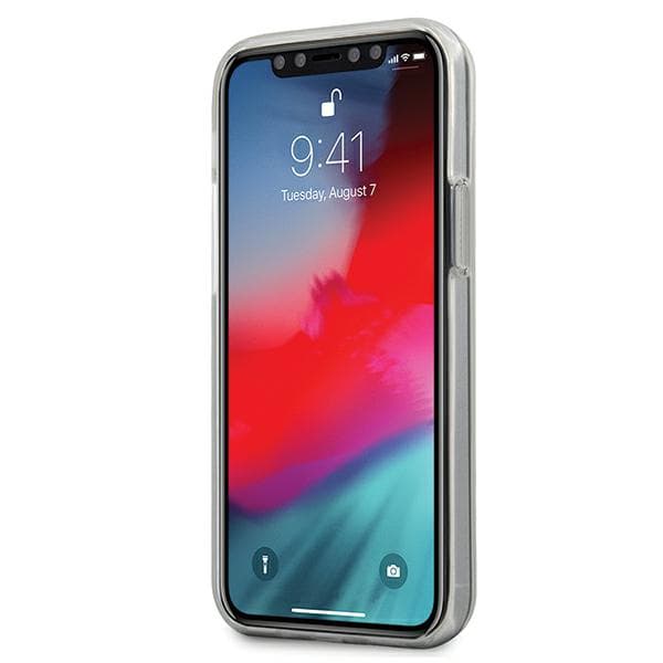 Guess 4G 3D Pattern Collection-skal till iPhone 12 mini, opal/iriserande