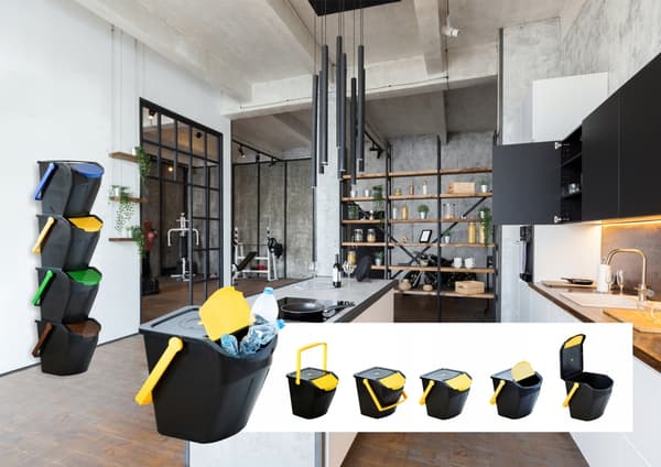 EcoBox 4 affaldssorteringsbeholder
