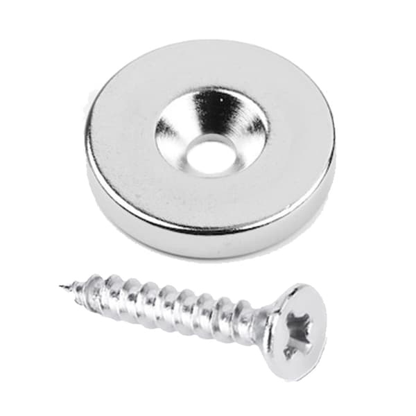 STÅLSKIVE TIL FORBINDELSE MED MAGNETER 12 x 2,5 mm HUNTER