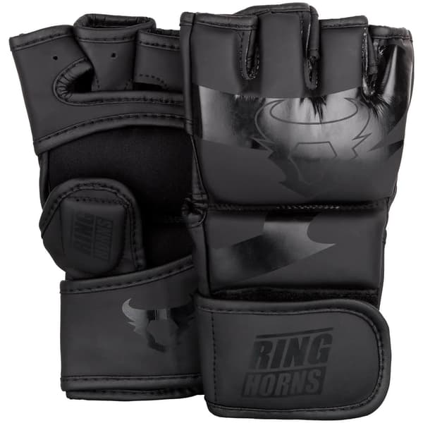 Ringhorns Charger MMA Handsker Sort/Sort S