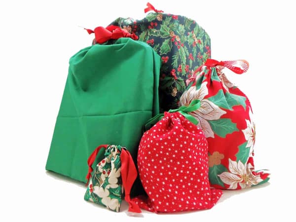 TG61382-1 JULPRESENTPÅSE PRESENTPÅSE ECO-FÖRPACKNING GRÖN