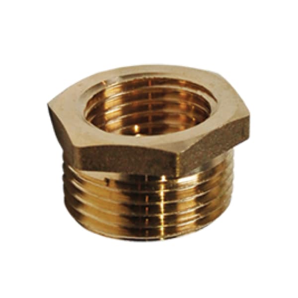 Idmar messingreduktion 1"x1/2" DN25xDN15 til installation