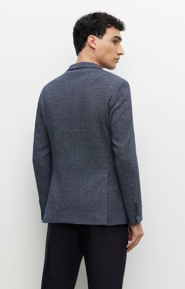 Slim fit linnejacka 98