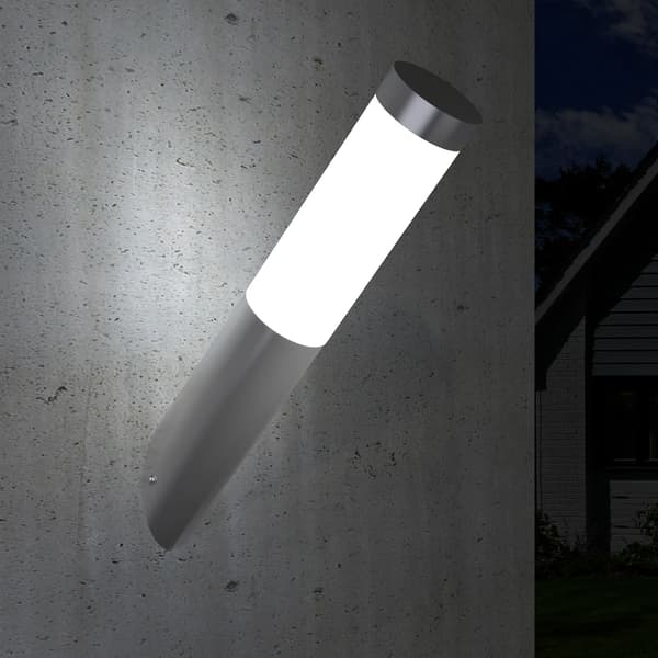 RVS trädgårdsvägglampa