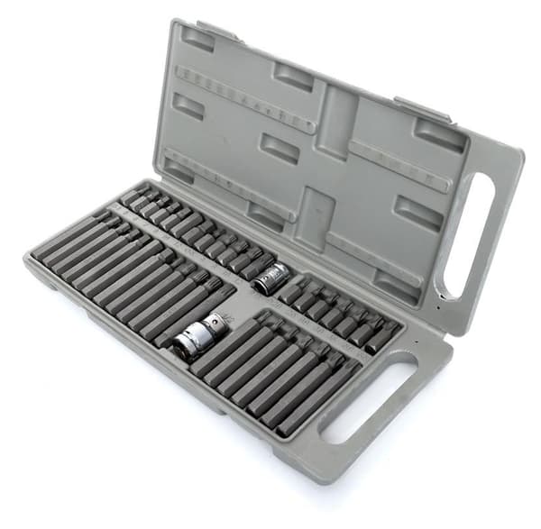 Sats med specialbits KD10219 HEX, torx, spline 40 st.