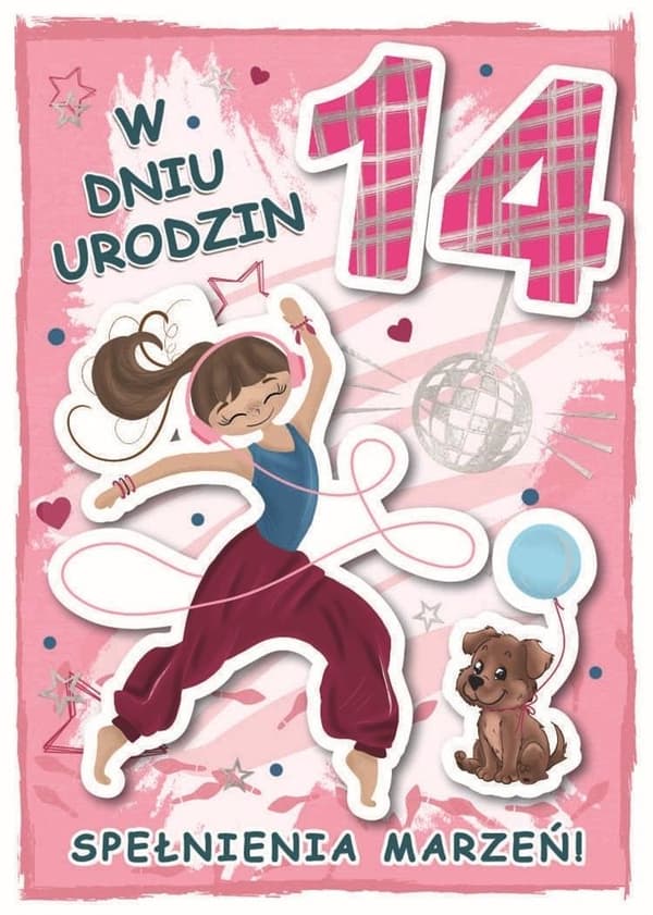 Syntymäpäiväkortti 14