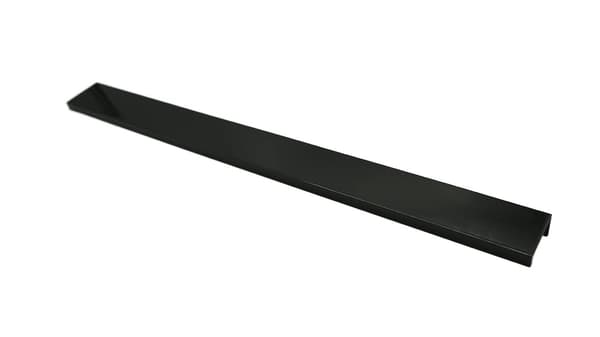 Greb UA06 sort HALF blank Møbelgreb kant sort blank lys holdbar UA06 5,2 cm 32/52