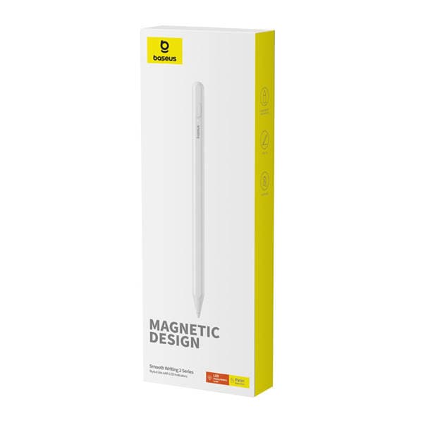 iPad Smooth Writing 2 Stylus med Laddningsindikator Vit