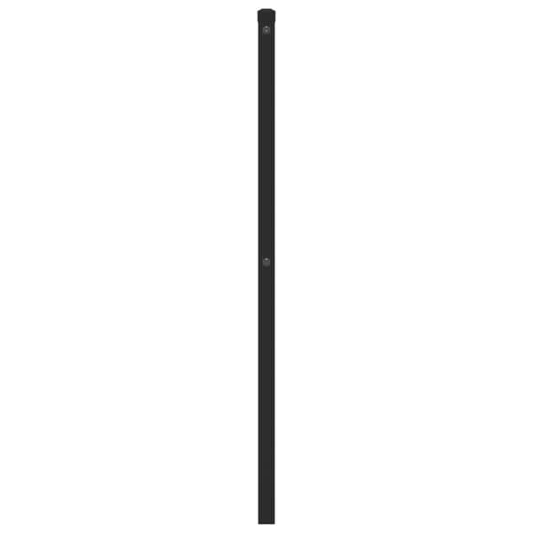 vidaXL metalsengegavl sort 90 cm