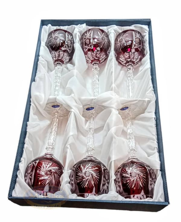 Ruby Crystal vinglas 280ml olivkvarn