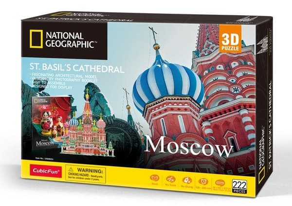 National Geographic St. Basil's Cathedral 3D-puslespil