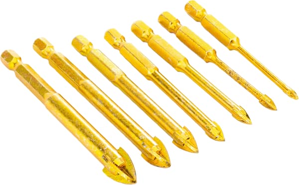 Glasbor i wolframkarbid, 7 stk. KD11250