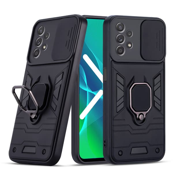Ring Lens-etui til Samsung Galaxy A33 5G, Sort
