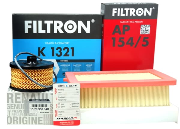 3 filter Renault Captur 2 Clio V 1.0 1.3 TCe 2019-