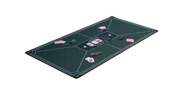 Vihreä pokerimatto 118x59cm