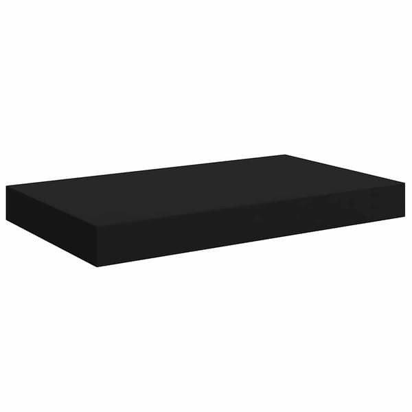 vidaXL væghylde sort 40x23x3,8 cm MDF