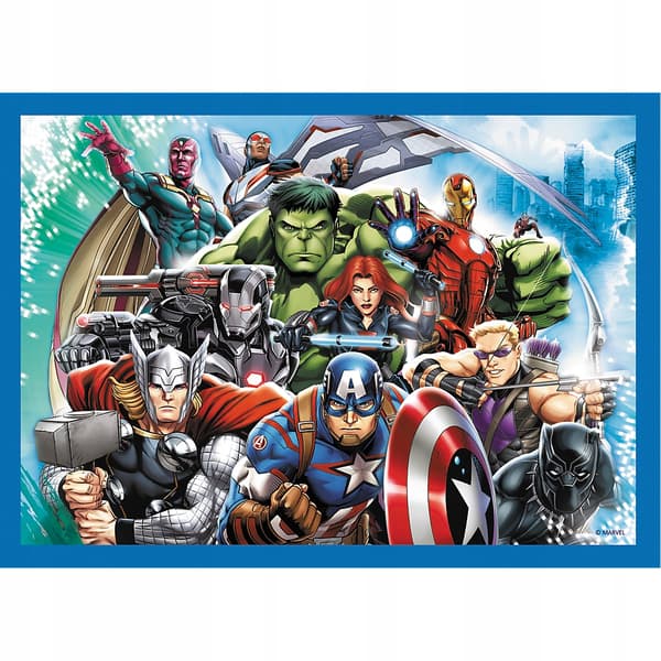 Marvel Avengers "4 i 1" Brave Avengers sæt