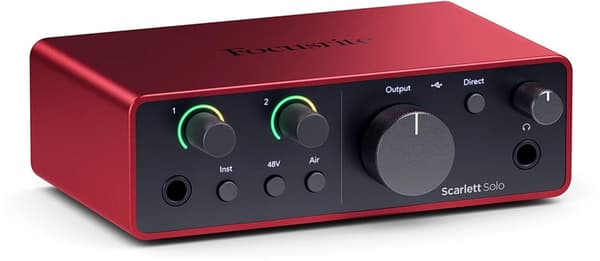 Focusrite SCARLETT SOLO USB-C 4. GENERATIONS lydkort