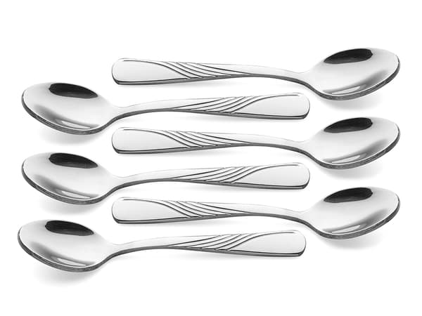 BESTICK KLASSISK KAFFESKED 6 ST FLOCK