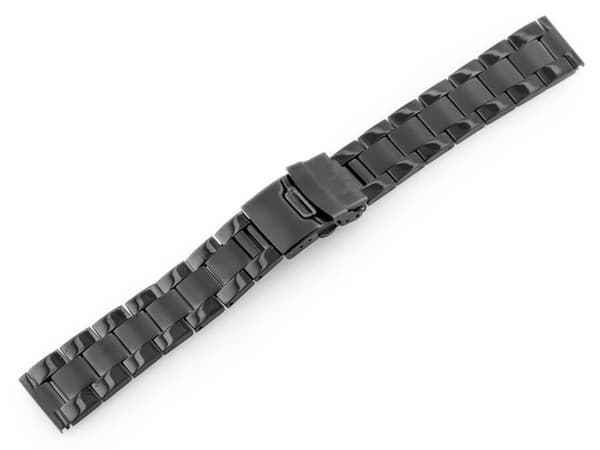 Armband Pacific M1 - Solid Stål - svart 20mm