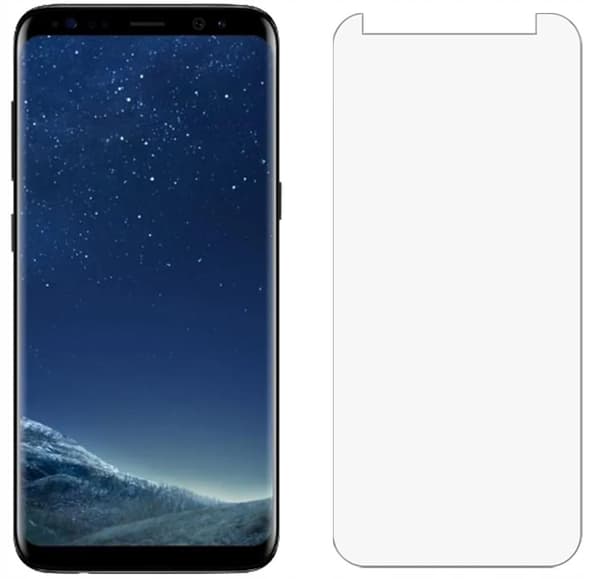 Härdat glas för Samsung S8 Skyddsglas 2.5D, 9H