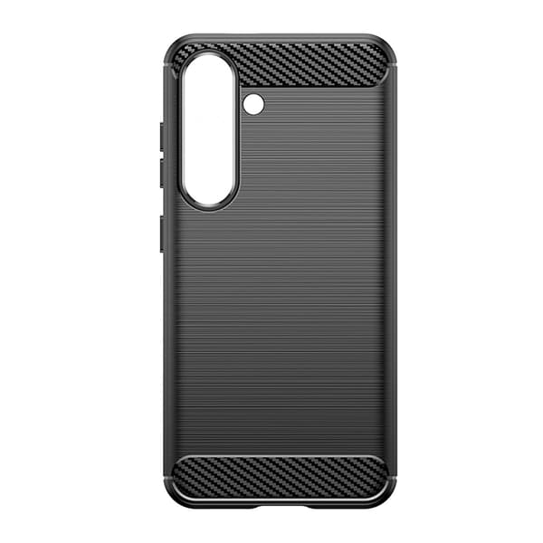 Silikone bagcover til iPhone 16e Carbon Cover - sort