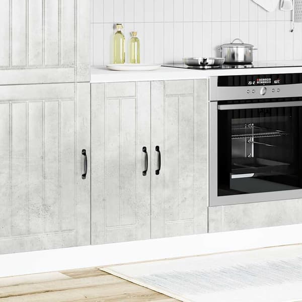 vidaXL underskab til vask "Lucca" beton grå limet træ