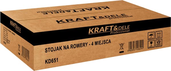 Cykelstativ - 4 pladser KD651