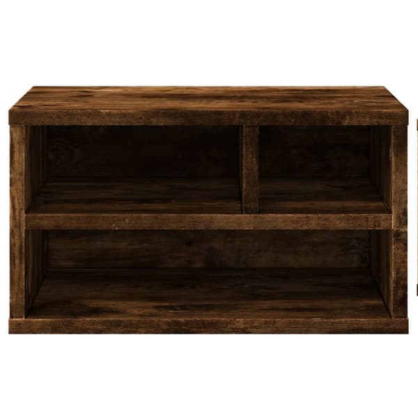 vidaXL printerstativ røget eg 40x32x22,5 cm