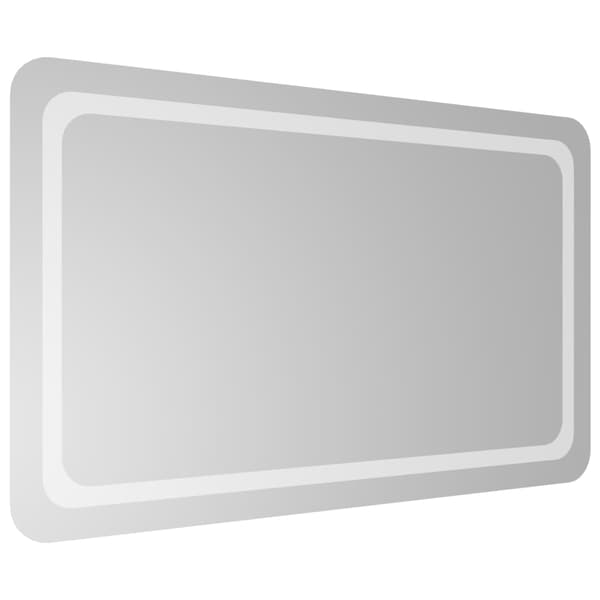 vidaXL Badrumsspegel med LED, 60x100 cm