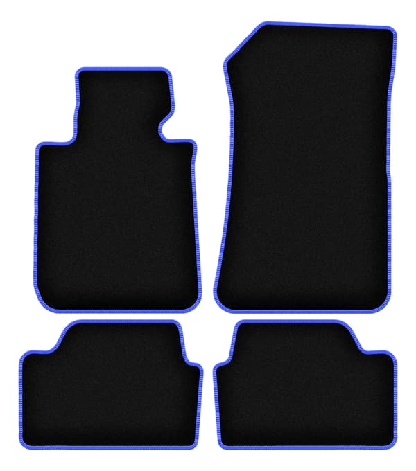 CARLUX-BLÅ bilmåtter til: BMW 1 E87 hatchback (2004-2011)