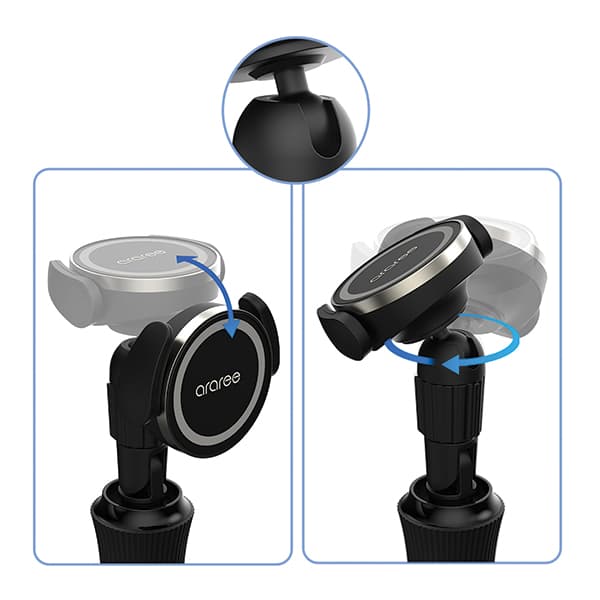 Selfie-stangholder, stativ, Araree AR60-01909A, stativ til MagSafe Bluetooth sort