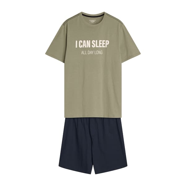 Herrpyjamas Henderson Sleeper | Grön, Marinblå M