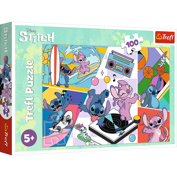 Disney Lilo och Stitch minnespussel 100 bitar