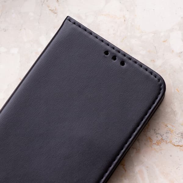 Etui til IPHONE 15 SMART MAGNETISK BOGETUI LUKKET + GLAS